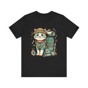 Adventure Cat Unisex Jersey Tee - Perfect Gift for Animal Lovers