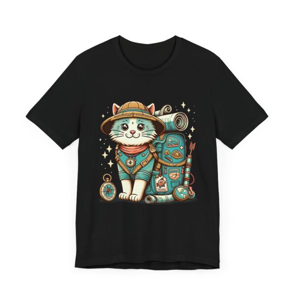 Adventure Cat Unisex Jersey Tee - Perfect Gift for Animal Lovers